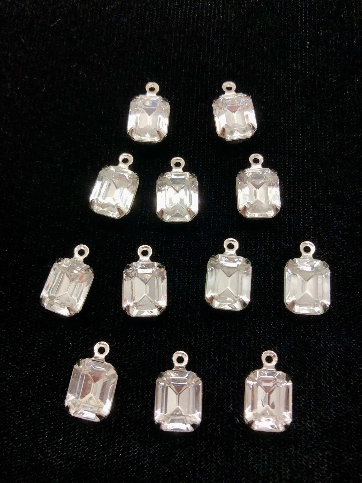 Rhinestones - 30SS Rectangular Crystal Drops