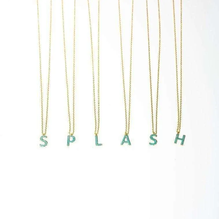 Roslyn Initial Necklace