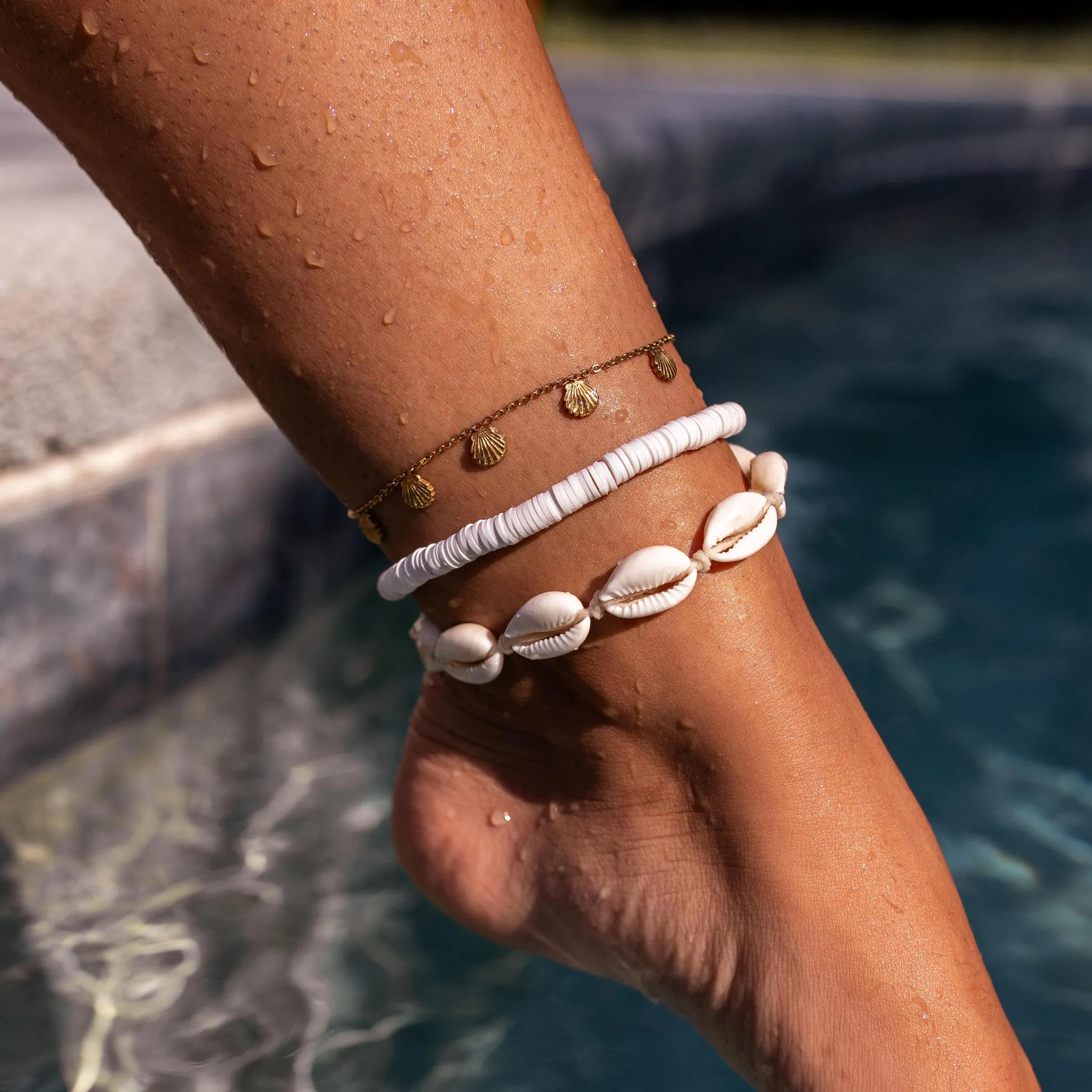 Seashell Anklet