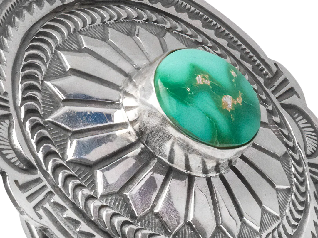 Sonoran Turquoise Belt Buckle | Arnold Blackgoat