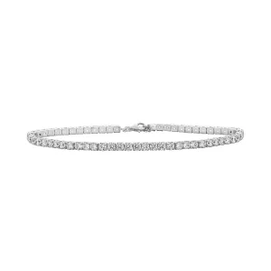 Tennis Anklet Bracelet, 7"   2" Extender