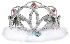 Tiara Diamond Electroplated with Marabou