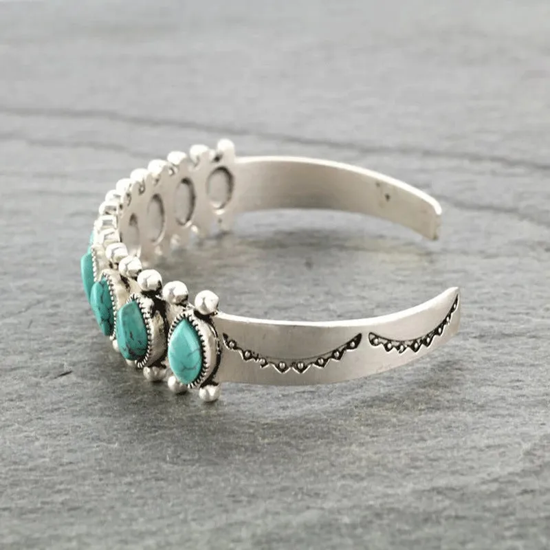 Turquoise Open Bracelet