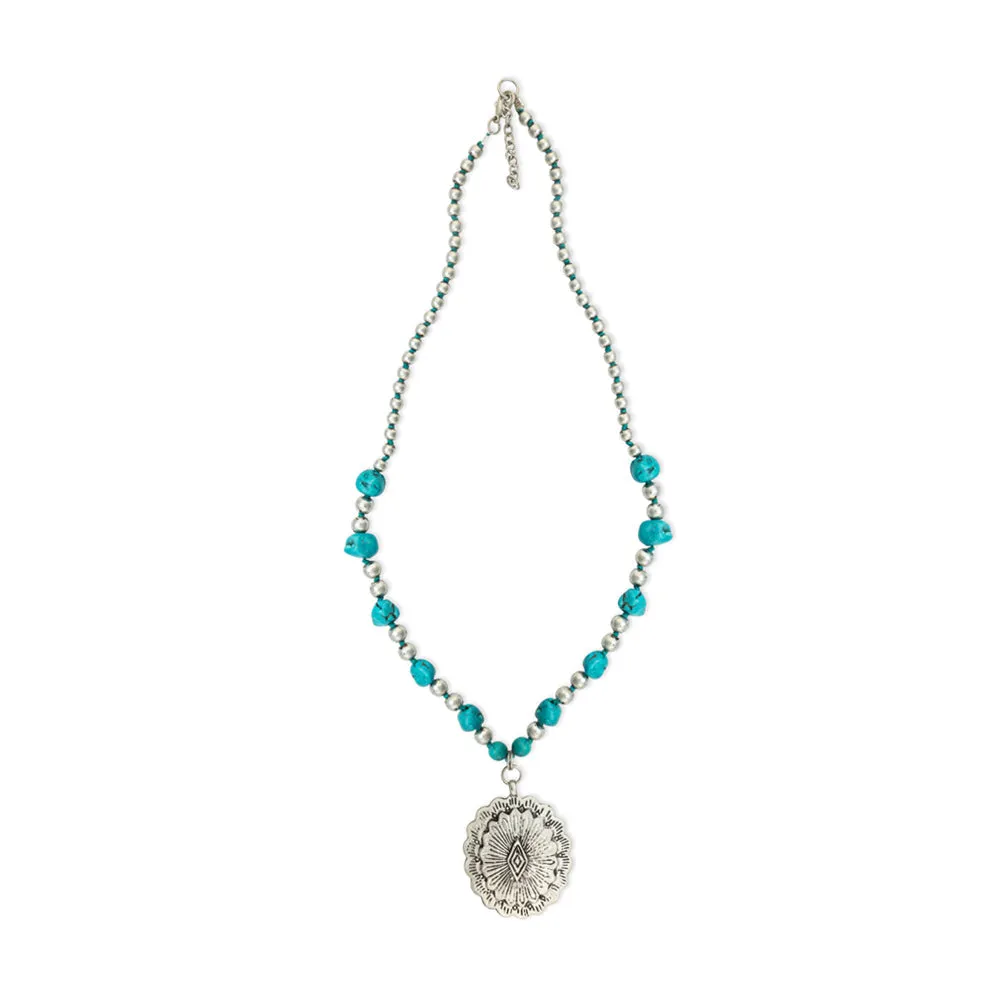 Verdant Valley Concho Necklace