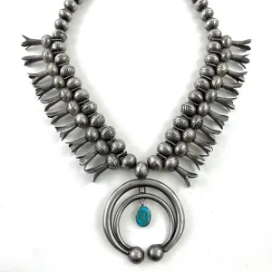 Vintage Navajo Squash With Blue Gem